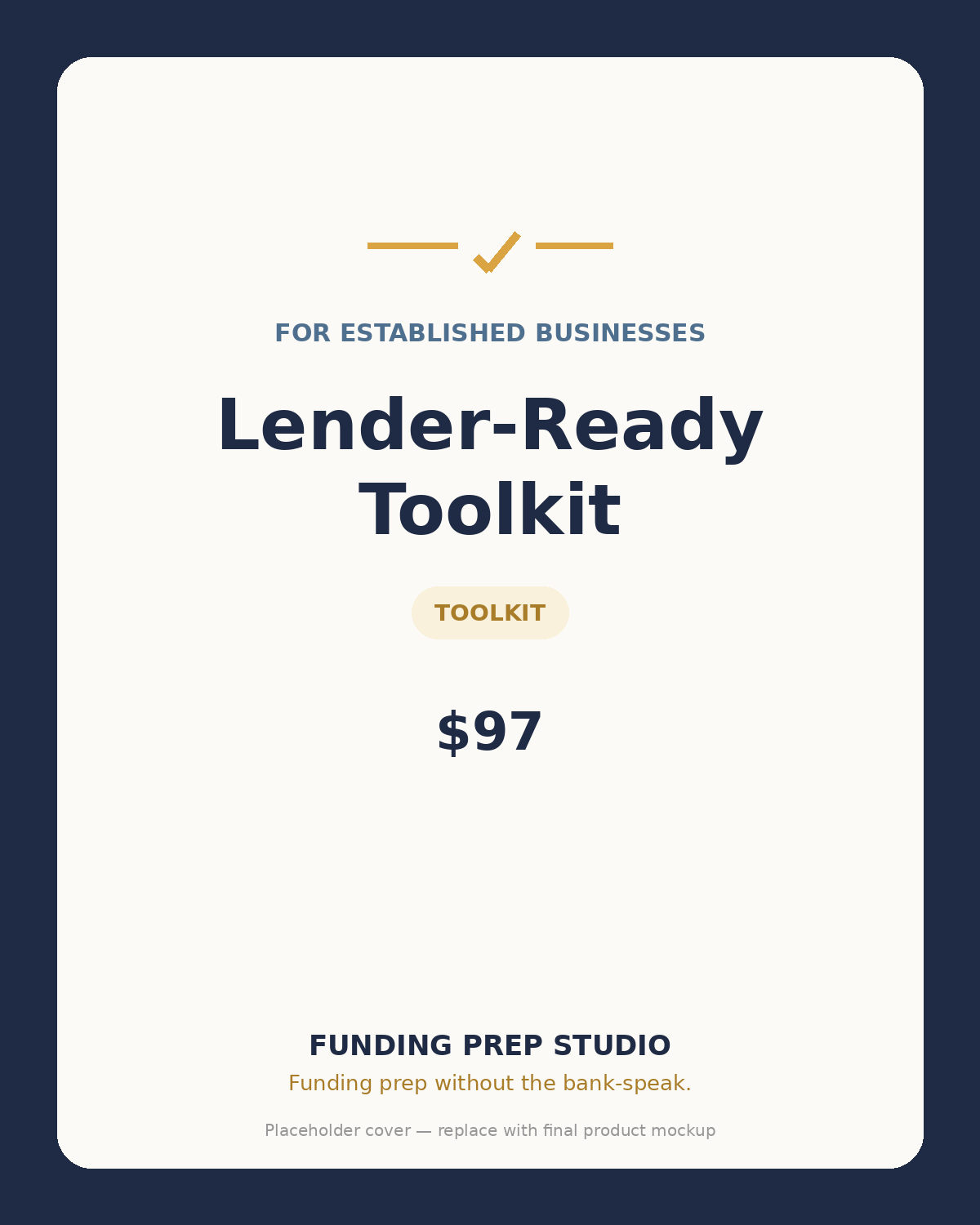 Funding Prep Packet by Funding Prep Studio